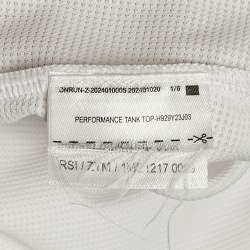 مملوكة مسبقًا قميص لووي أداء أبيض جيرسي بدون أكمام كبير