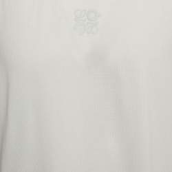 مملوكة مسبقًا قميص لووي أداء أبيض جيرسي بدون أكمام كبير