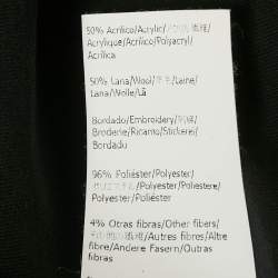 مملوكة مسبقًا Loewe Black Bird and Anagram Embroidered Jersey T-Shirt M