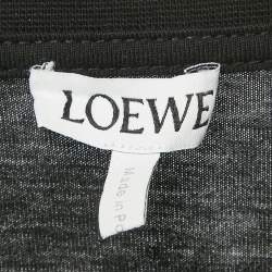 مملوكة مسبقًا Loewe Black Bird and Anagram Embroidered Jersey T-Shirt M