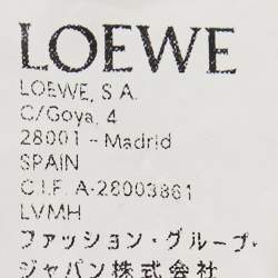 Pre Owned Loewe Brown/Blue Anagram Cotton Crew Neck T-Shirt S