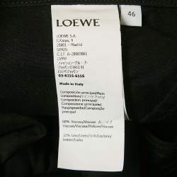 Pre Owned شورت لويفي x باولا إيبيزا مزيج كتان أسود بجيوب مقاس صغير