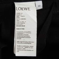 مملوكة مسبقًا Loewe Black Denim Straight Fit Jeans L/ Waist 34.5"