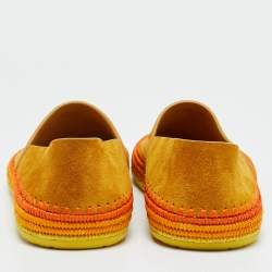 مملوكة مسبقًا Loewe Paula's Ibiza Shigra Size 42 Orange Raffia and Suede Slippers