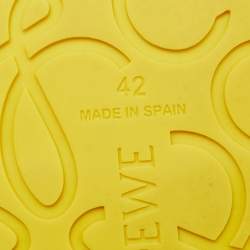 مملوكة مسبقًا Loewe Paula's Ibiza Shigra Size 42 Orange Raffia and Suede Slippers