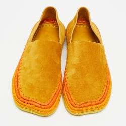 مملوكة مسبقًا Loewe Paula's Ibiza Shigra Size 42 Orange Raffia and Suede Slippers