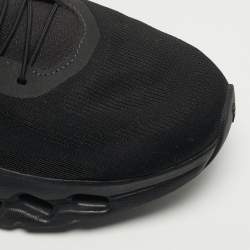 Pre Owned Loewe Cloudtilt Size 44 Black Knit Fabric Low Top Sneakers