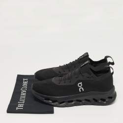 Pre Owned Loewe Cloudtilt Size 44 Black Knit Fabric Low Top Sneakers