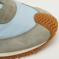 Pre Owned Loewe Flow Runner Size 42 Multicolor Leather, Nylon and Suede Low Top Sneakers