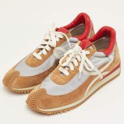 مملوكة مسبقًا Loewe Flow Runner Size 42 Multicolor Leather, Nylon and Suede Low Top Sneakers
