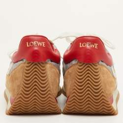مملوكة مسبقًا Loewe Flow Runner Size 42 Multicolor Leather, Nylon and Suede Low Top Sneakers