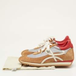 مملوكة مسبقًا Loewe Flow Runner Size 42 Multicolor Leather, Nylon and Suede Low Top Sneakers