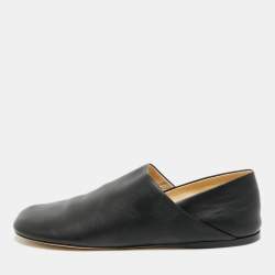 مملوكة مسبقًا Loewe Toy Size 43 Black Leather Slippers