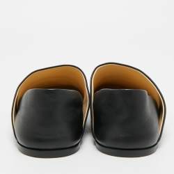 مملوكة مسبقًا Loewe Toy Size 43 Black Leather Slippers