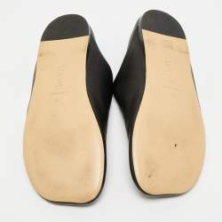 مملوكة مسبقًا Loewe Toy Size 43 Black Leather Slippers