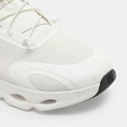 Pre Owned حذاء ري اضي لويفي أون كلو د سولو قماش بطبقة بيضاء بمقاس 41