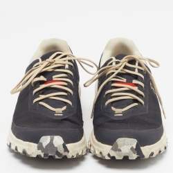 Pre Owned Loewe On Cloudventure Size 40.5 Black Canvas Running Low Top Sneakers