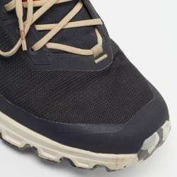 Pre Owned Loewe On Cloudventure Size 40.5 Black Canvas Running Low Top Sneakers