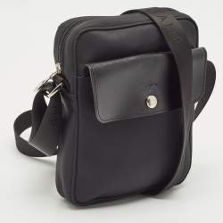Longchamp Black Nylon Crossbody Bag