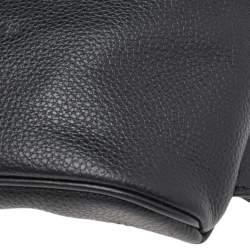 Pre Owned Longchamp Black Leather Le Foulonne Belt Bag