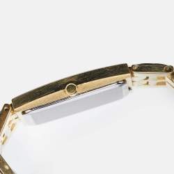 Longines Champagne Gold Plated Stainless Steel Vintage QWR 5742 Men's Wristwatch 24 mm