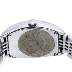 Pre Owned Longines Opaline White Stainless Steel Evidenza L2.642.4 Men's Wristwatch 33 mm