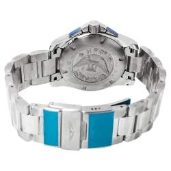 Pre Owned Longines Blue Stainless Steel Hydro Conquest L3.643.4.96.6 Men's Wristwatch 41 mm