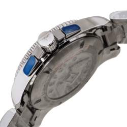 Pre Owned Longines Black Stainless Steel Hydro Conquest L3.643.4.56.6 Men's Wristwatch 41 mm