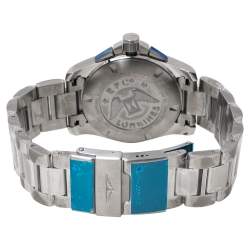 Pre Owned Longines Black Stainless Steel Hydro Conquest L3.643.4.56.6 Men's Wristwatch 41 mm