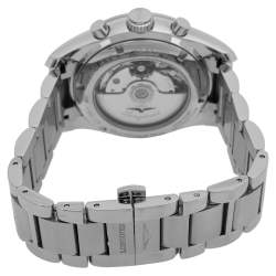 Pre Owned Longines Black Stainless Steel Conquest Classic L2.786.4.56.6 Men's Wristwatch 41 mm