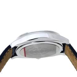 Pre Owned Longines Black Stainless Steel Leather LungoMare Quartz Chronograph Men's Wristwatch 42 MM