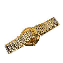 Pre Owned Longines White Two-Tone Stainless Steel La Grande Clasiique De Longines L47092117 Men's Wristwatch 33 mm