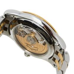 Pre Owned Longines Champagne Two-Tone Stainless Steel Flagship L4.974.3.37.7 Men's Wristwatch 38.50 mm