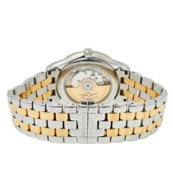 Pre Owned Longines Champagne Two-Tone Stainless Steel Flagship L4.974.3.37.7 Men's Wristwatch 38.50 mm