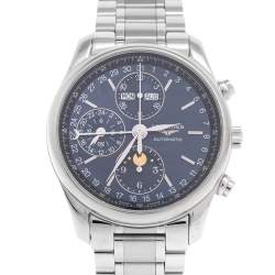 Longines Blue Stainless Steel Master Collection L26734 Automatic Men's Wristwatch 40 mm