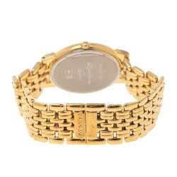 Pre Owned      Longines Champagne Gold Plated Stainless Steel Grande Classique L56322 Men's Wristwatch 33 mm