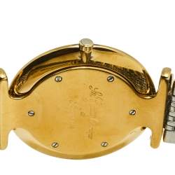 Pre Owned Longines Champagne Two-Tone Stainless Steel La Grande Classique De Longines L4.635.2 Men's Wristwatch 33 mm