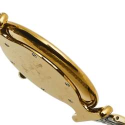 Pre Owned Longines Champagne Two-Tone Stainless Steel La Grande Classique De Longines L4.635.2 Men's Wristwatch 33 mm