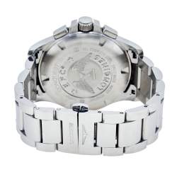 Pre Owned Longines White Stainless Steel Conquest V.H.P L37174766 Men's Wristwatch 42 mm