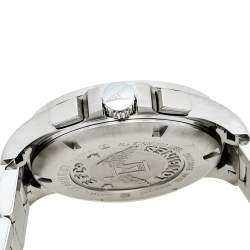 Pre Owned Longines White Stainless Steel Conquest V.H.P L37174766 Men's Wristwatch 42 mm