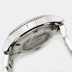 Pre Owned Longines Black Stainless Steel Hydro Conquest L3.740.4.56.6 Men's Wristwatch 41 mm