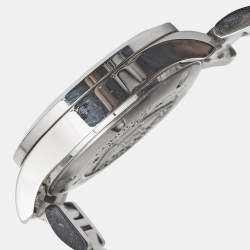 Longines Silver Stainless Steel Conquest L3.660.4.76.6 Men's Wristwatch 41 mm 