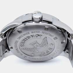Longines Blue Stainless Steel Conquest GMT L3.687.4.99.6 Men's Wristwatch 41 mm