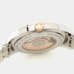 Pre Owned Longines SIlver 18K Rose Gold Stainless Steel Saint-Imier Collection L2.766.5.79.7 Men's Wristwatch 41 mm