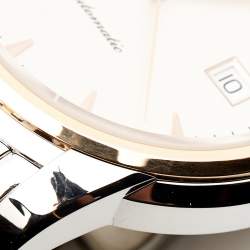 Pre Owned Longines SIlver 18K Rose Gold Stainless Steel Saint-Imier Collection L2.766.5.79.7 Men's Wristwatch 41 mm