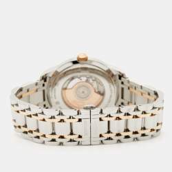 Pre Owned Longines SIlver 18K Rose Gold Stainless Steel Saint-Imier Collection L2.766.5.79.7 Men's Wristwatch 41 mm