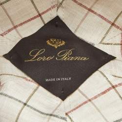 Pre Owned Loro Piana Beige Cotton Blend Baseball Cap S