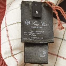 Pre Owned Loro Piana Beige Cotton Blend Baseball Cap S