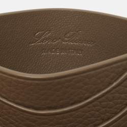Pre Owned Loro Piana Beige Leather Extra Card Holder