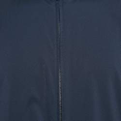 Pre Owned Loro Piana Navy Blue Nylon and Wool Reversible Vest 4XL